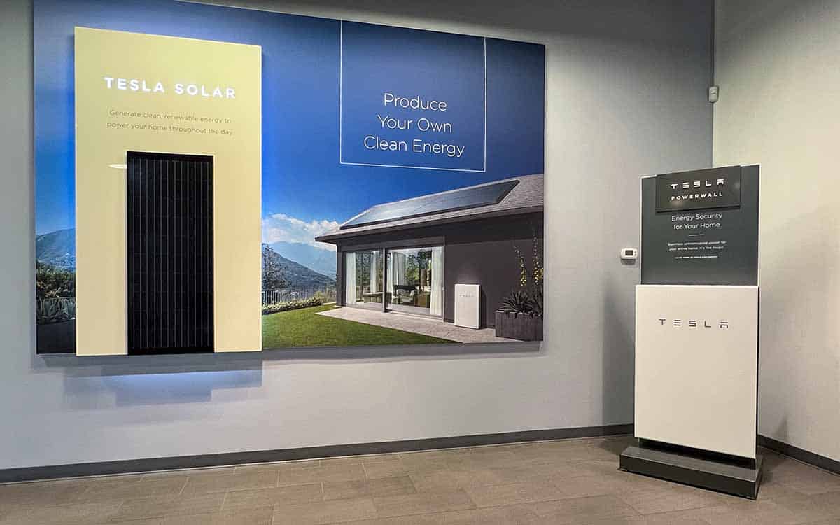 Tesla Powerwall at Dealership