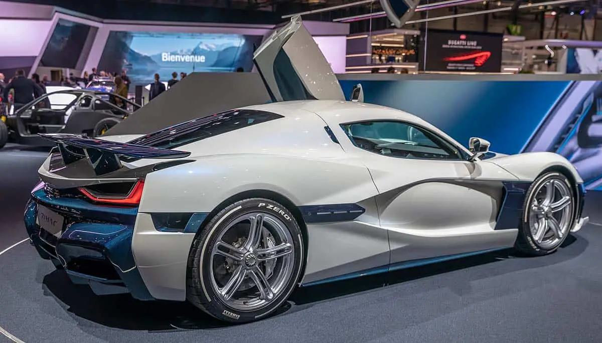 Rimac Nevera C-Two at Geneva International Motor Show 2019, Le Grand-Saconnex. Photo by Matti Blume