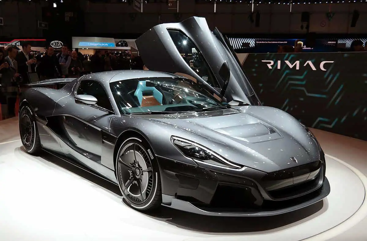 Rimac Nevera C_Two at the Geneva Motor Show 2018