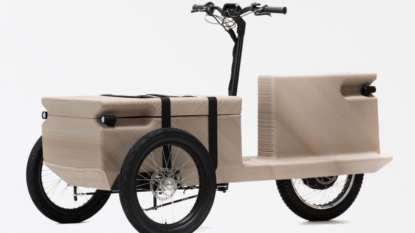 the EOOS ZUV Zero Emissions Utility Vehicle Tricycle