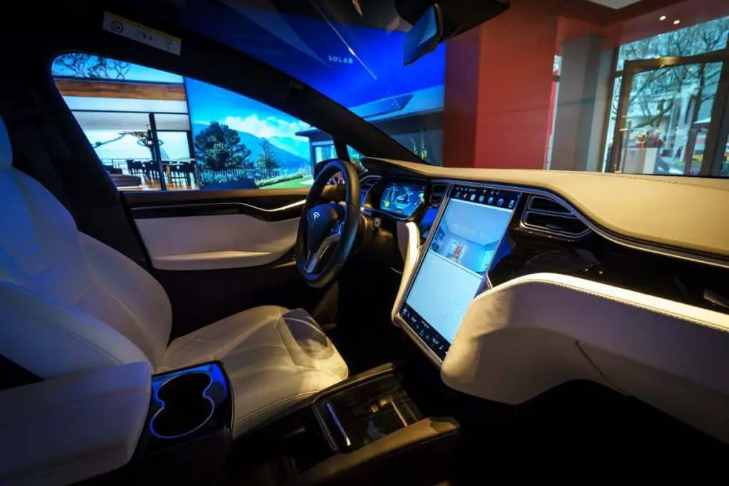 tesla model x suv interior