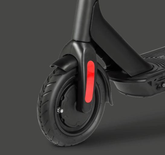 turboant m10 pro electric foot scooter product photo close up of front wheel