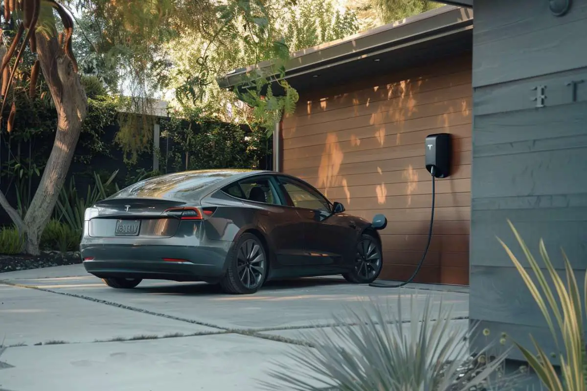 a_tesla_car_charging_at_home_using_the_wall_connector
