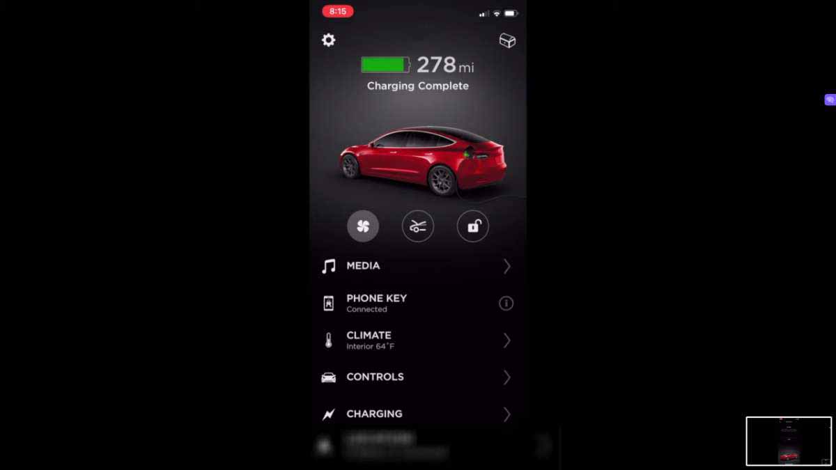 setting up tesla phone key